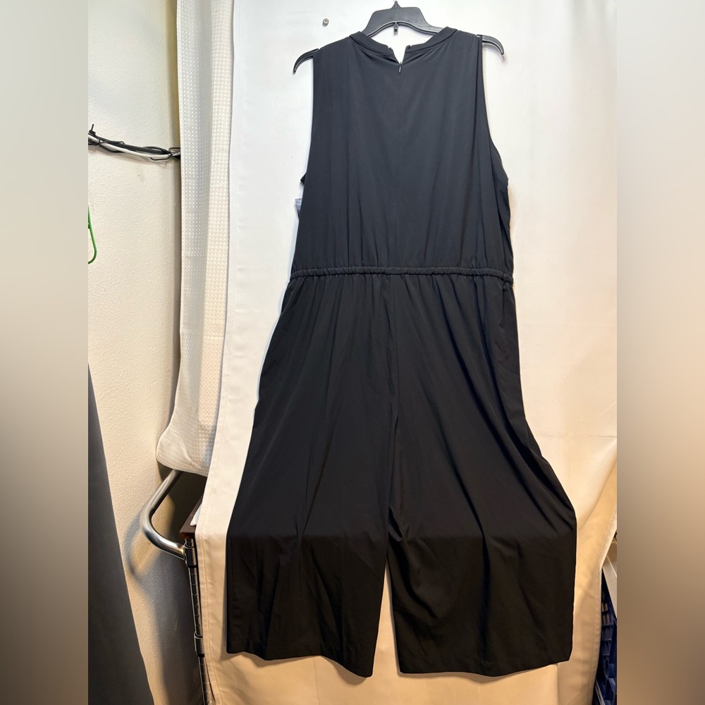Ideology Black Sleeveless V Neck Romper